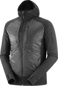 Salomon Elixir Hybrid Hooded Funktionsjacke deep black (Herren)