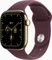 Apple Watch Series 12 (GPS + Cellular) 42mm Titan brillantgold mit Sportarmband M/L burgunder Vorschaubild