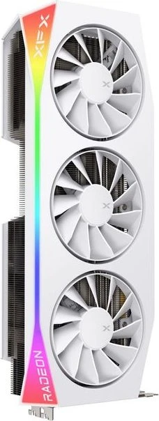 XFX Mercury Radeon RX 9070 XT OC White Gaming Edition with RGB, 16GB GDDR6, HDMI, 3x DP