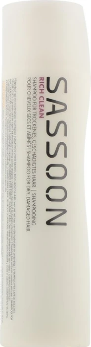 Sassoon Rich Clean Shampoo, 250ml