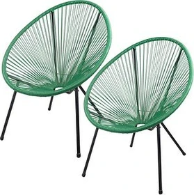 Garden Pleasure Dalida Gartensessel grün,   2 Stück