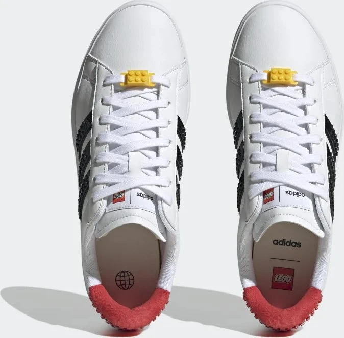 adidas Grand Court X Lego 2.0 cloud white/core black/red