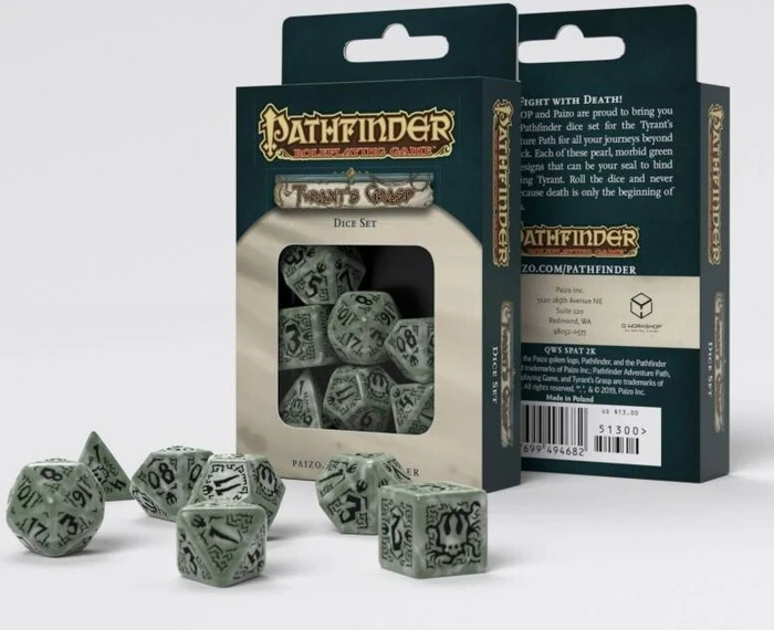 Q-Workshop Würfelset Pathfinder - Tyrant's Grasp