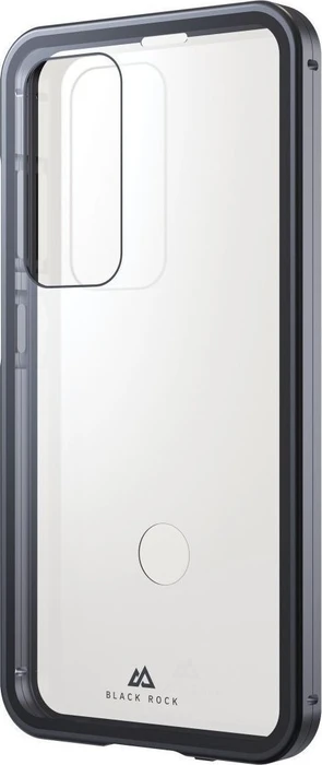 Black Rock 360° Glass Case für Samsung Galaxy S25 schwarz