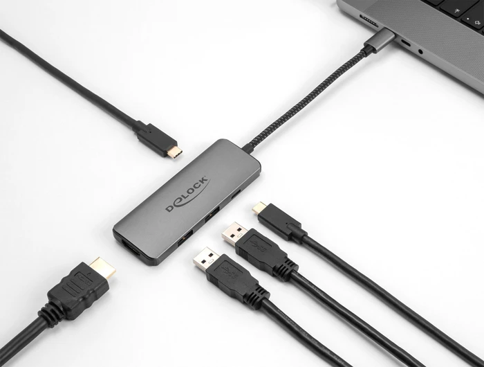 DeLOCK USB Type-C Dockingstation 8K, USB-C 3.0 [Stecker]
