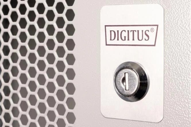 Digitus Professional SoHo Pro Line 19" Wandgehäuse 7HE, unmontiert, Stahltür, IP20, RAL 7035, 400mm tief