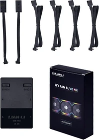 Lian Li Uni Hub SLV2 L-Connect 3 Controller, Licht- und Lüftersteuerung, schwarz