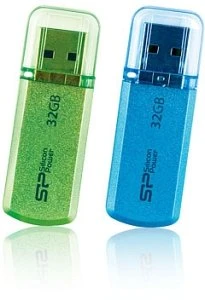 Silicon Power Helios 101 32GB blau, USB-A, USB 2.0