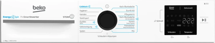 Beko BM3WFU3841X Frontlader
