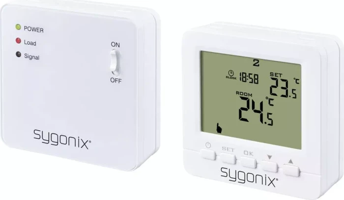 Sygonix Funk-Raumthermostat mit Display, AP