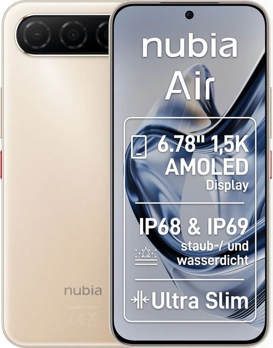 Nubia Air Titanium Desert