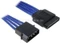 BitFenix Alchemy SATA-Stromadapter 4-Pin [IDE] auf 15-Pin [SATA] 45cm, sleeved blau Vorschaubild