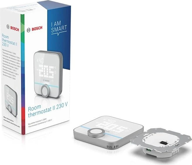 Bosch Smart Home Raumthermostat II, 230V, Unterputz, Funk-Raumthermostat