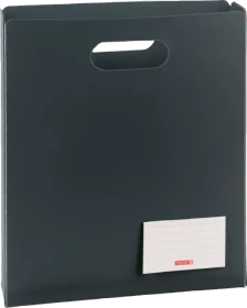 Brunnen FACT!pp Heftbox, A4, onyx/transparent