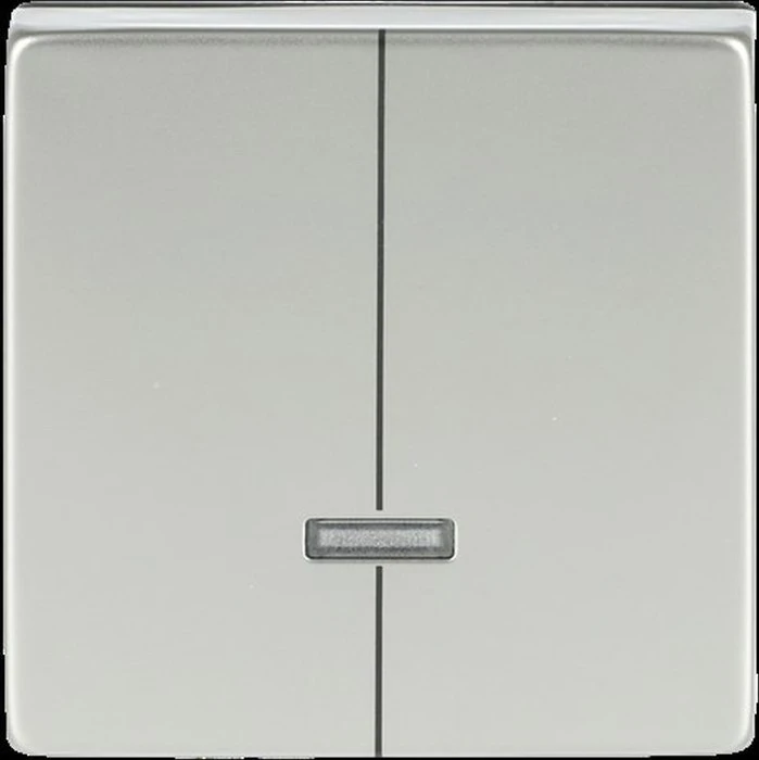 Busch-Jaeger Pur Edelstahl Bedienelement mit Glimmlampe, edelstahl