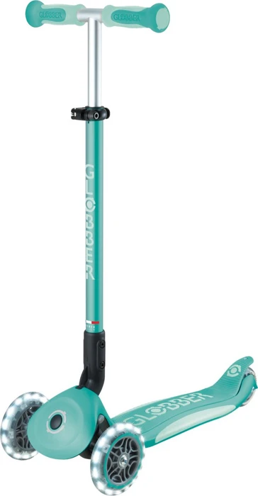 Globber Go Up Deluxe Lights Kickboard dark mint