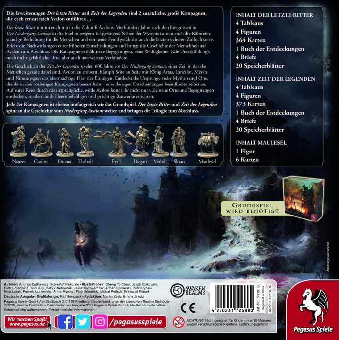 Tainted Grail - Der letzte Ritter + Zeit der Legenden (Erweiterung)