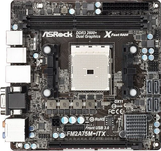 ASRock FM2A75M-ITX (AMD FM2)