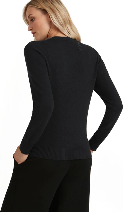 Falke Luxury Rundhals Pullover schwarz (Damen)