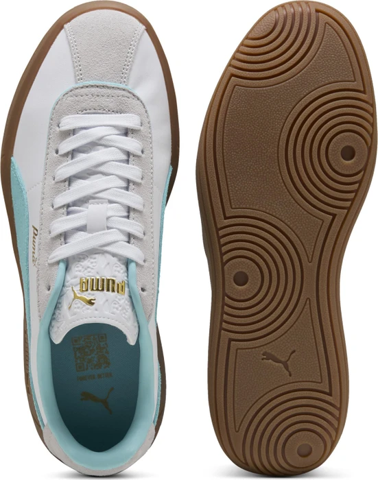 Puma Club Klassika puma white/safe lake/feather gray (Damen)