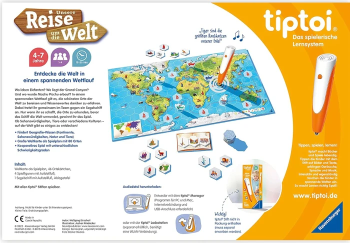 Ravensburger tiptoi Spiel: Unsere Reise um die Welt