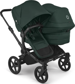 Bugaboo Donkey 6 Duo Gestell schwarz fern green