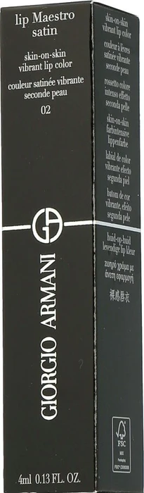 Giorgio Armani Lip Maestro Satin Liquid Lippenstift 02 weekend getaway, 4ml