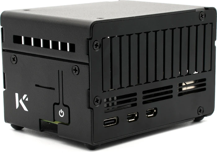 KKSB Gehäuse für Raspberry Pi 5, Platz für Raspberry Pi HATs/Add-on Boards/Kühler, schwarz