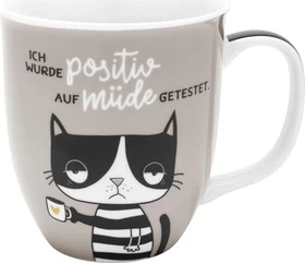 Sheepworld Kaffeebecher Positiv auf müde getestet 400ml