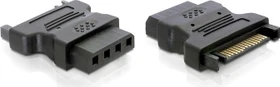 DeLOCK SATA-Stromadapter 4-Pin [IDE] Buchse auf 15-Pin [SATA] Stecker (82326)