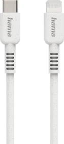 Hama Ladekabel Eco USB-C/Lightning 1m weiß