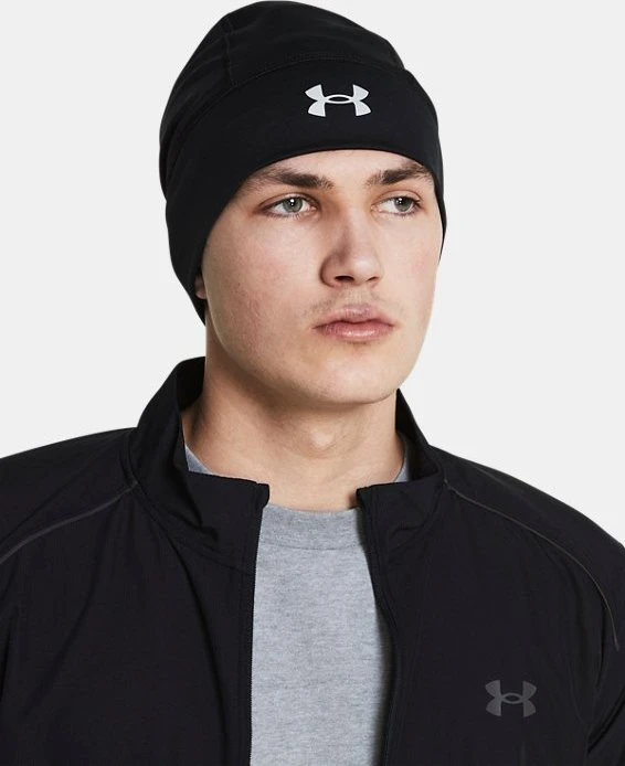Under Armour Storm Launch Beanie black/reflective (Herren)