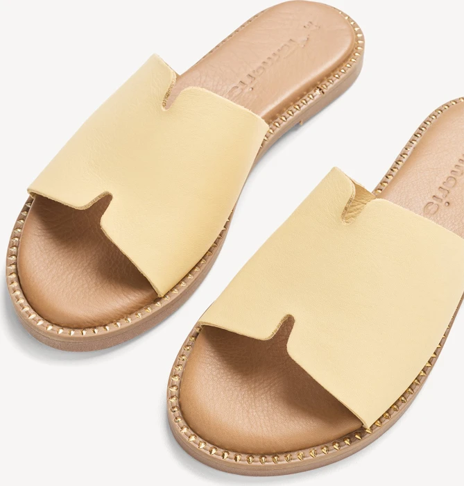 Tamaris Lederpantolette gelb (Damen)