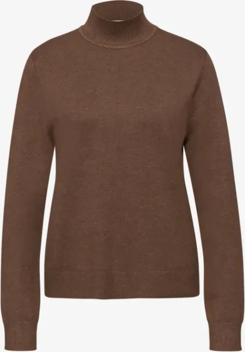 Street One Turtleneck Pullover hazelnut brown mel. (Damen)