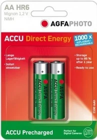 AgfaPhoto Direct Energy Mignon AA NiMH 2100mAh, 2er-Pack