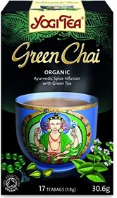 Yogi Tea Green Chai Tee Beutel, 17 Stück