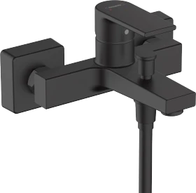 Hansgrohe Vernis Shape Einhebel-Wannenmischer Aufputz mattschwarz
