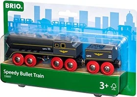 BRIO Schwarzer Kugelblitz mit Tender