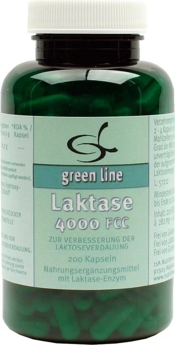 11A Nutritheke Laktase 4000 FCC Kapseln, 200 Stück