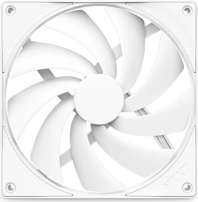 NZXT F Series F140Q (2024), Matte White, weiß, 140mm