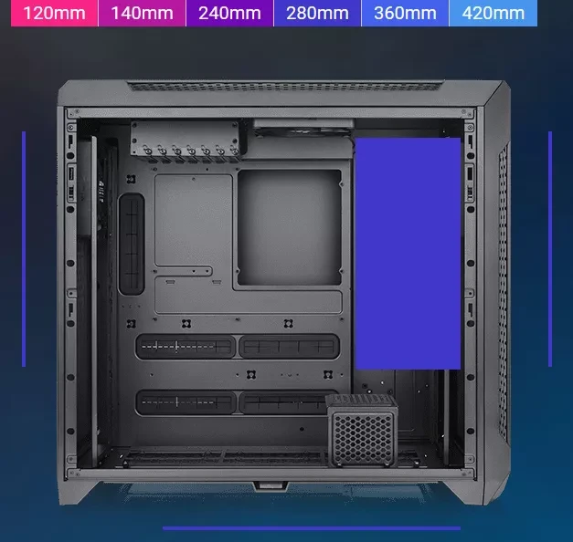 Thermaltake CTE C750 Air, schwarz, Glasfenster