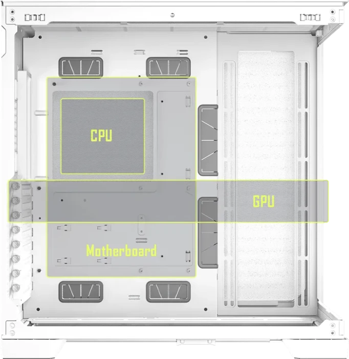 Antec Constellation C8 White, Glasfenster