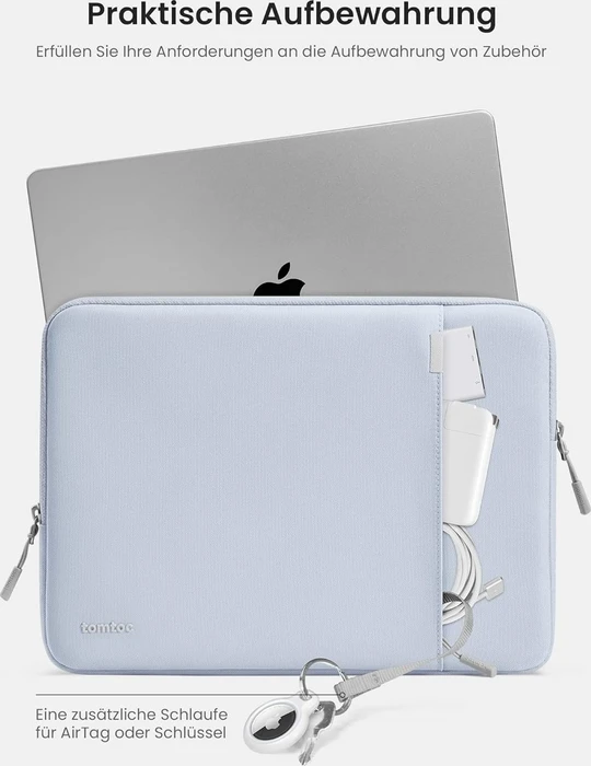 tomtoc Defender-A13, Laptophülle, Notebooks bis 13.3", blau