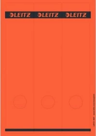 Leitz Rückenschilder für Standard-/Hartpappe-Ordner, rot, 3 Stück