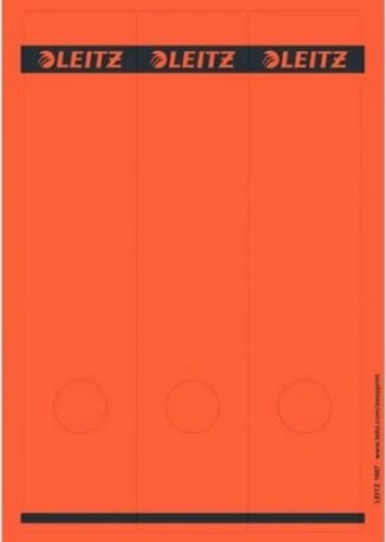 Leitz Rückenschilder für Standard-/Hartpappe-Ordner, rot, 3 Stück
