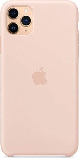 Apple Silikon Case für iPhone 11 Pro Max sandrosa