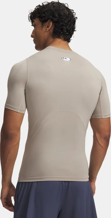 Under Armour HeatGear Armour Funktionsshirt kurzarm timberwolf taupe/white (Herren)