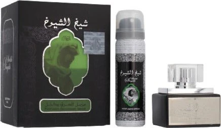 Lattafa Sheikh Al Shuyukh EdP 50ml + Deodorant Spray 50ml Duftset