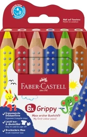 Faber-Castell Grippy Jumbo Buntstift sortiert, 6er-Set