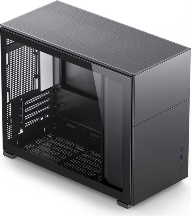 Jonsbo D31 Black, schwarz, Glasfenster